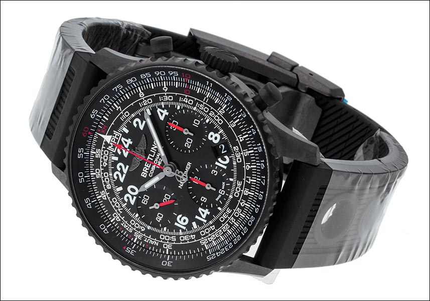 The male fake watches have black dials.